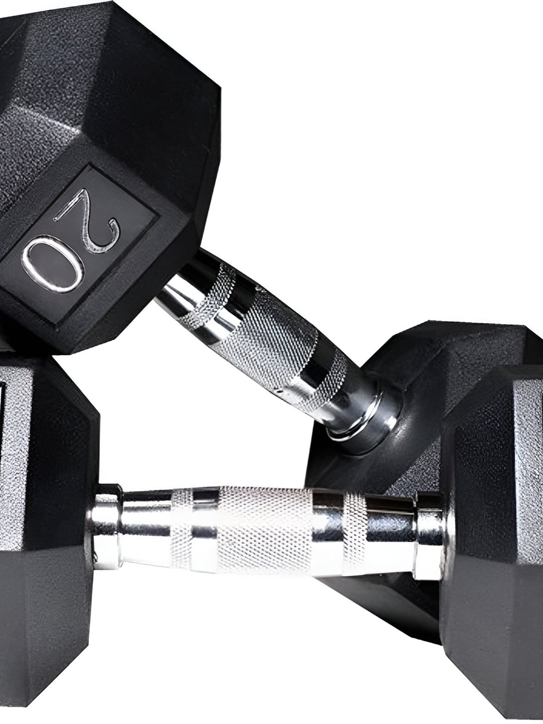 HackerX Set Of 2 Fixed Weight Dumbbell - 20Kg Each