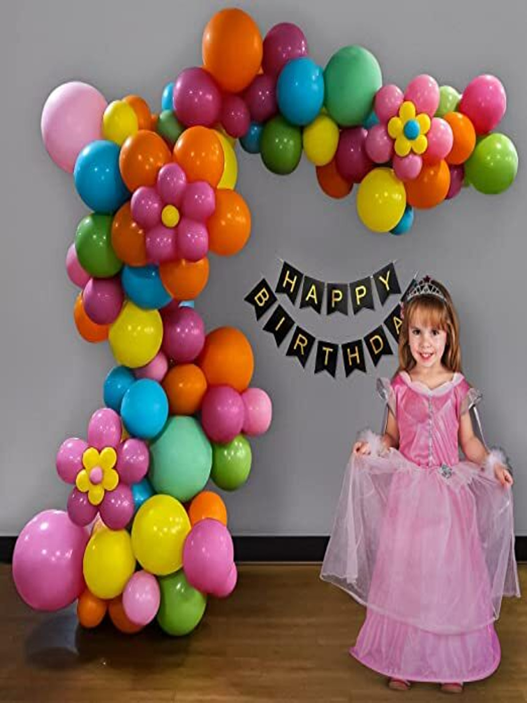 Special You Pink & Yellow Patterned Plastic Birthday set