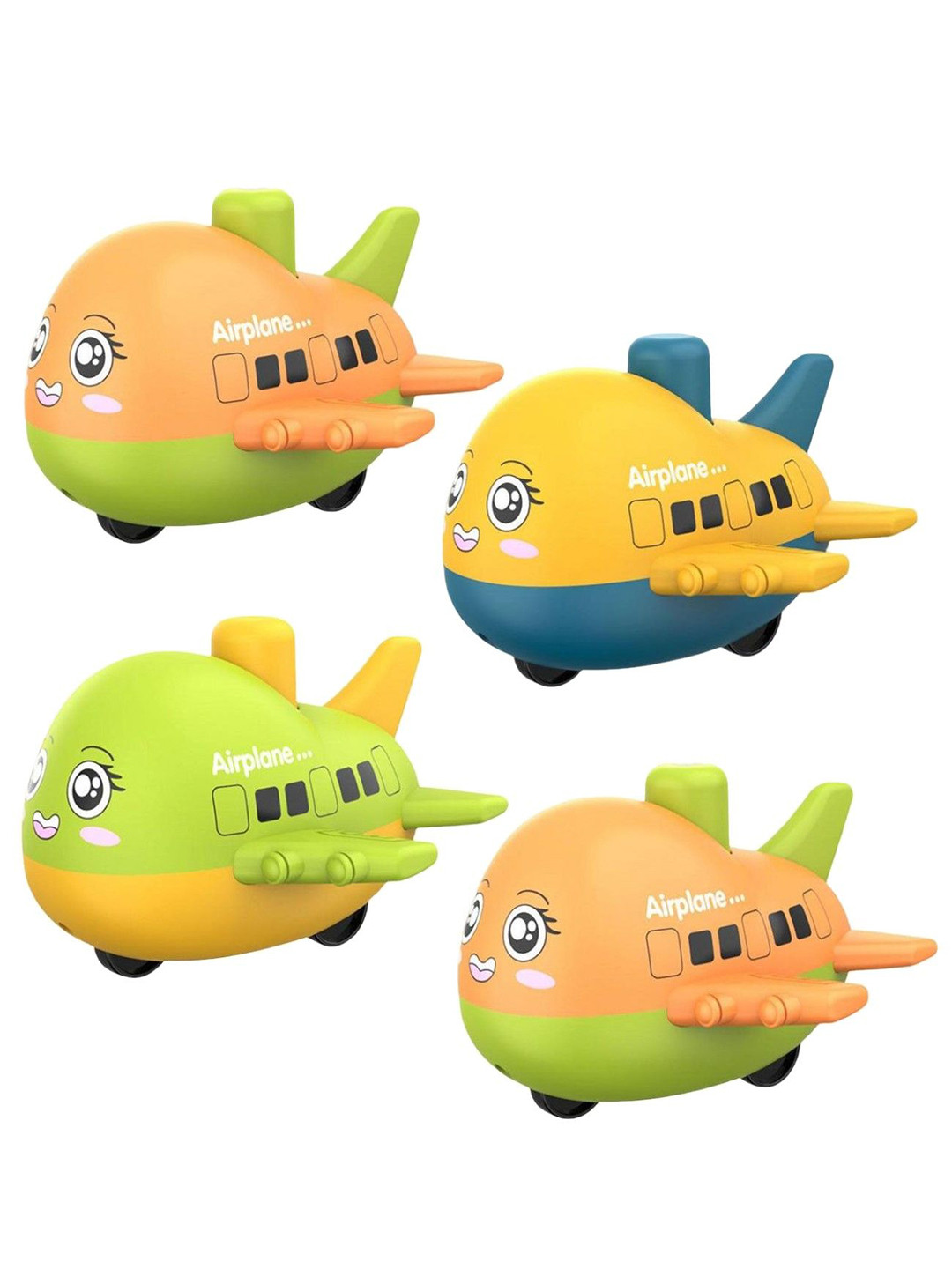 OPINA Set Of 3 Printed Airplane Toy Vehicles