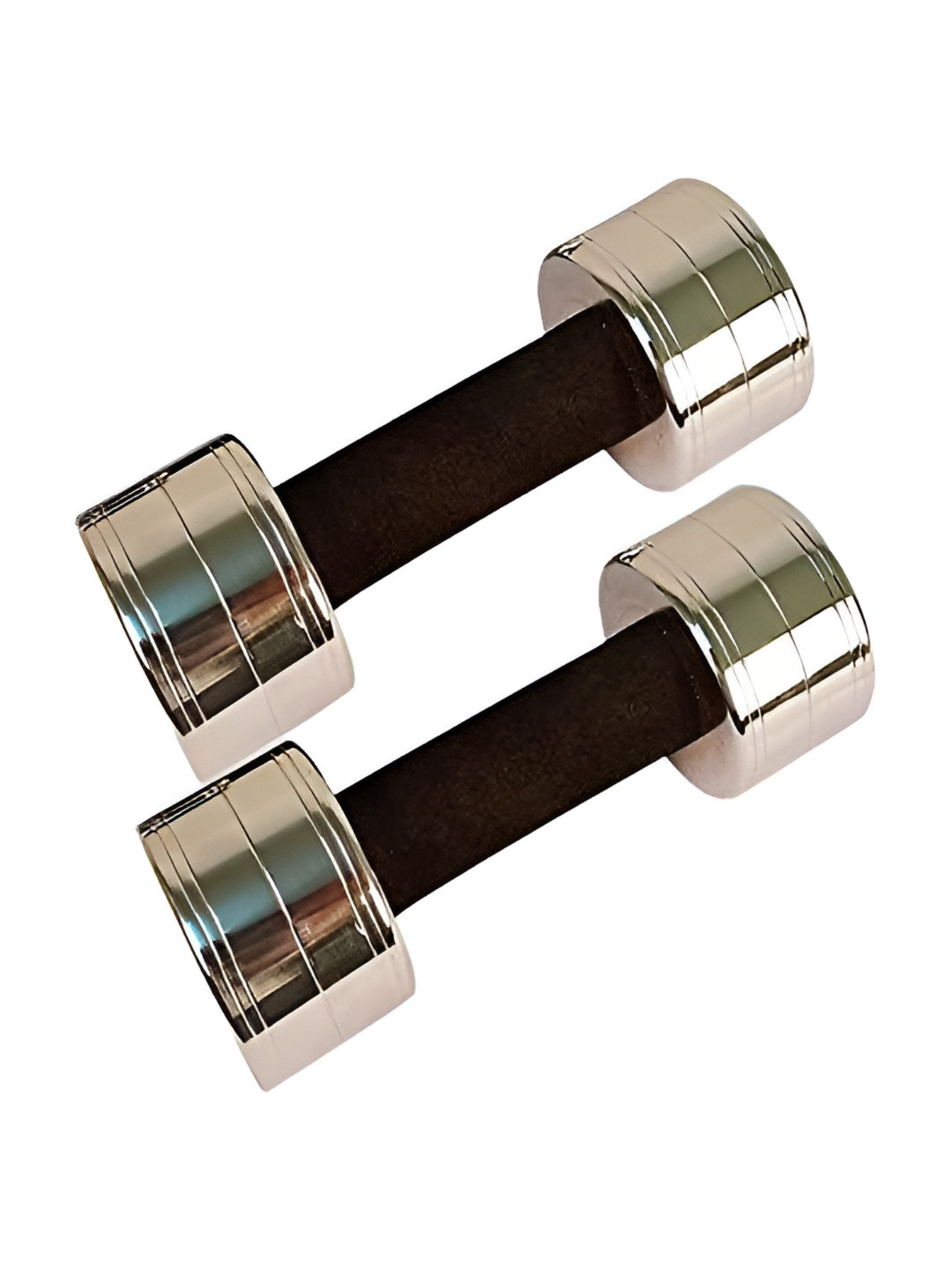 HackerX 2 Pieces Round Steel Fixed Weight Dumbbells - 7.5 kg Each