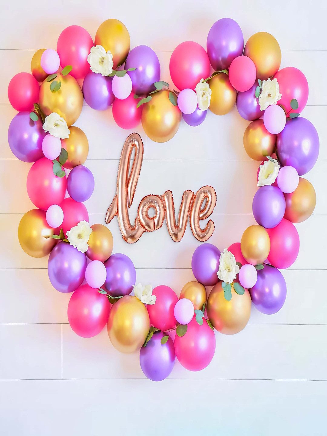 Special You Pink & Purple 49 Pieces Love Decor Items