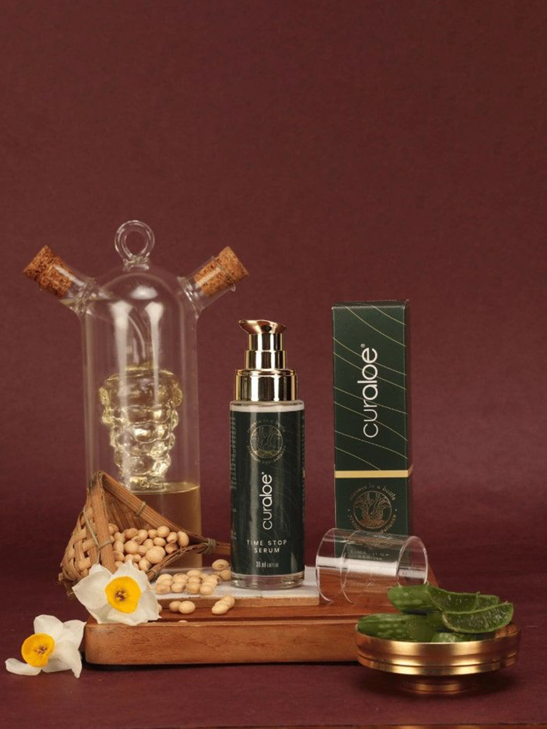 Curaloe Time Stop Serum With 69% Aloe Vera - 30 ml