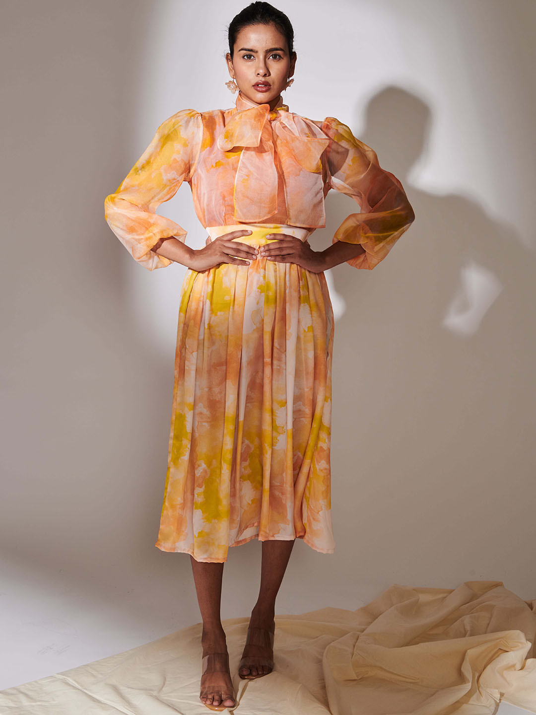 WEAVING CULT Sunshine Bow Tie Co-ord