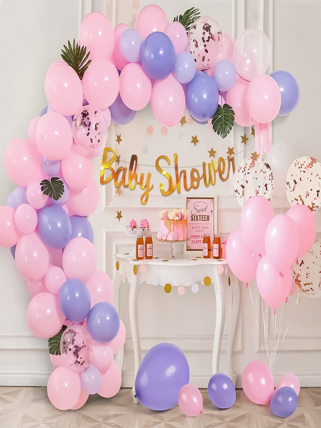 Special You Purple & Pink Balloons Baby Shower Decorations