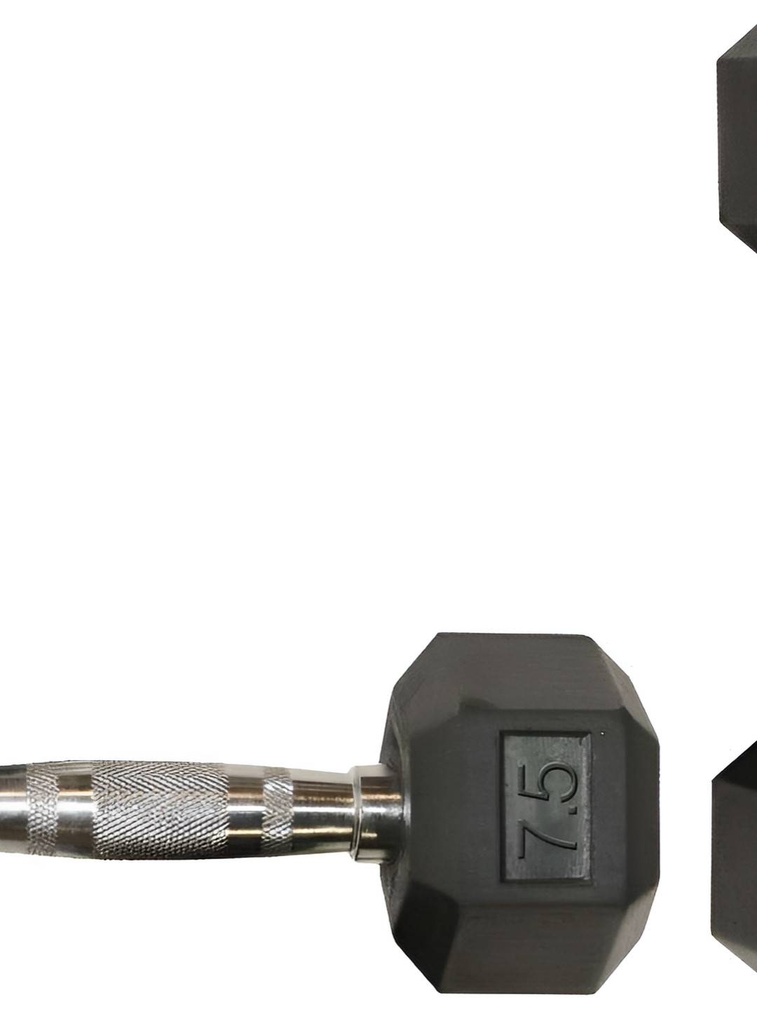HackerX 2-Pcs Rubber Coated Dumbbells - 7.5 kg Each