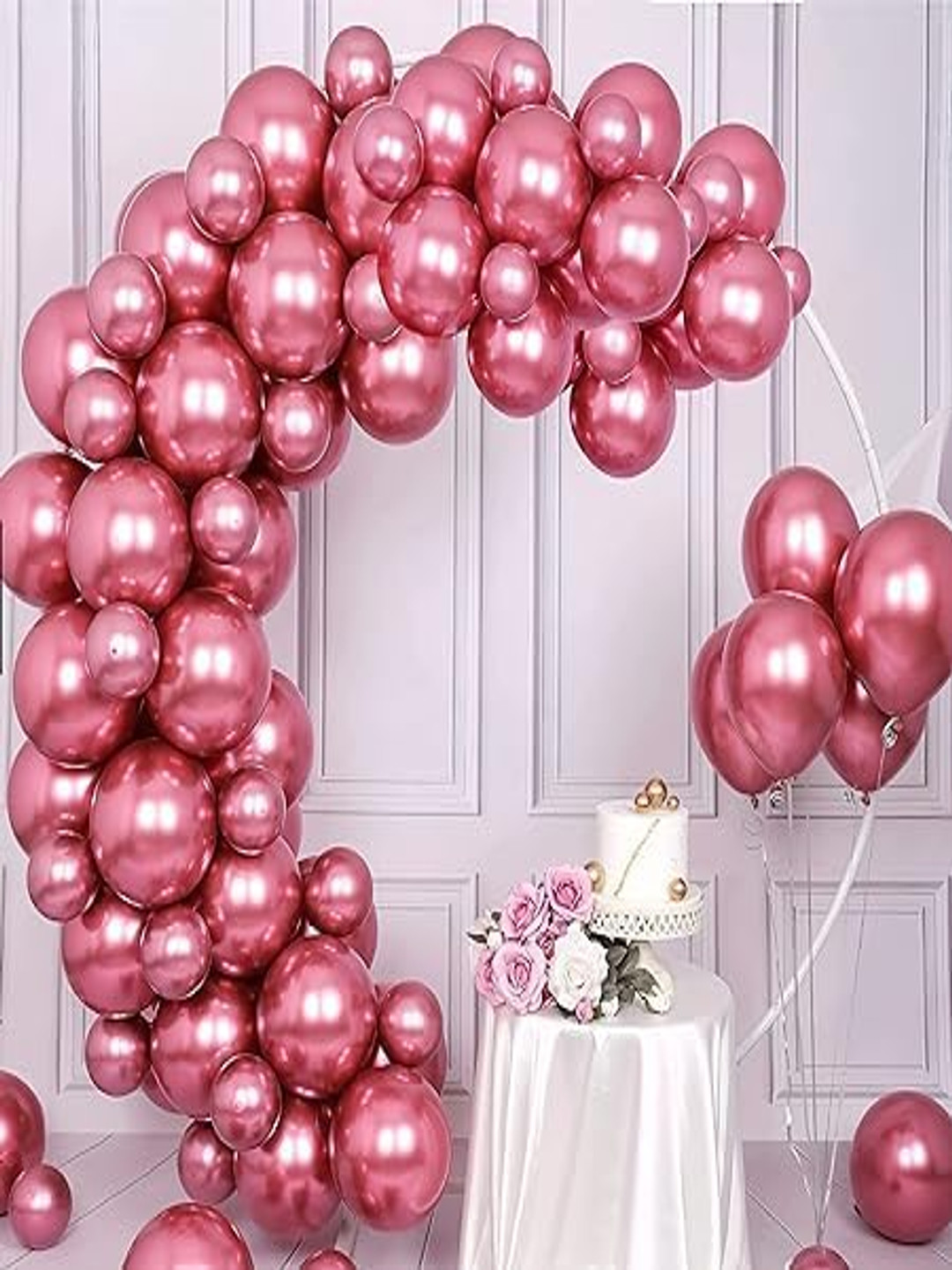 Special You 30 Pcs Rose Pink Textured Birthday Decorations