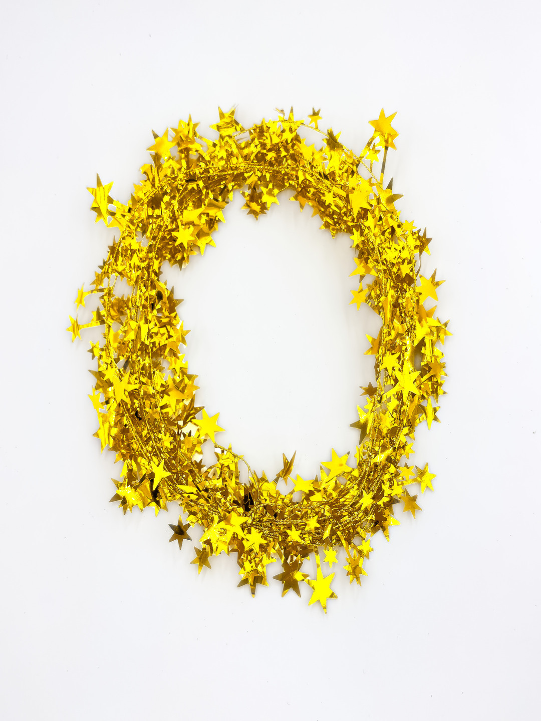 Special You Gold toned Shiny Star Tinsel Garland Christmas Decoration
