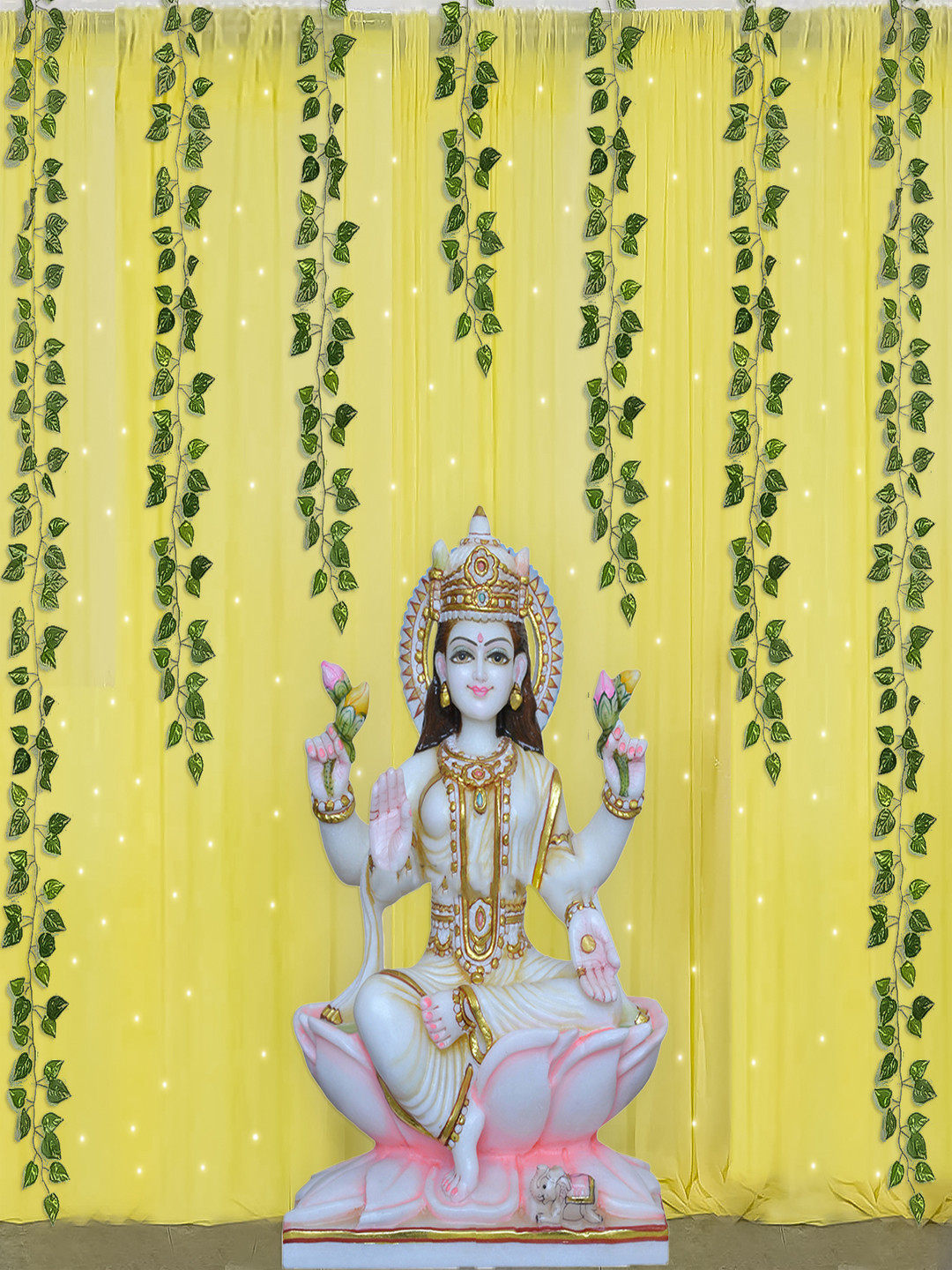 Special You Yellow & Green 8-Pcs Curtain Decoration Kit