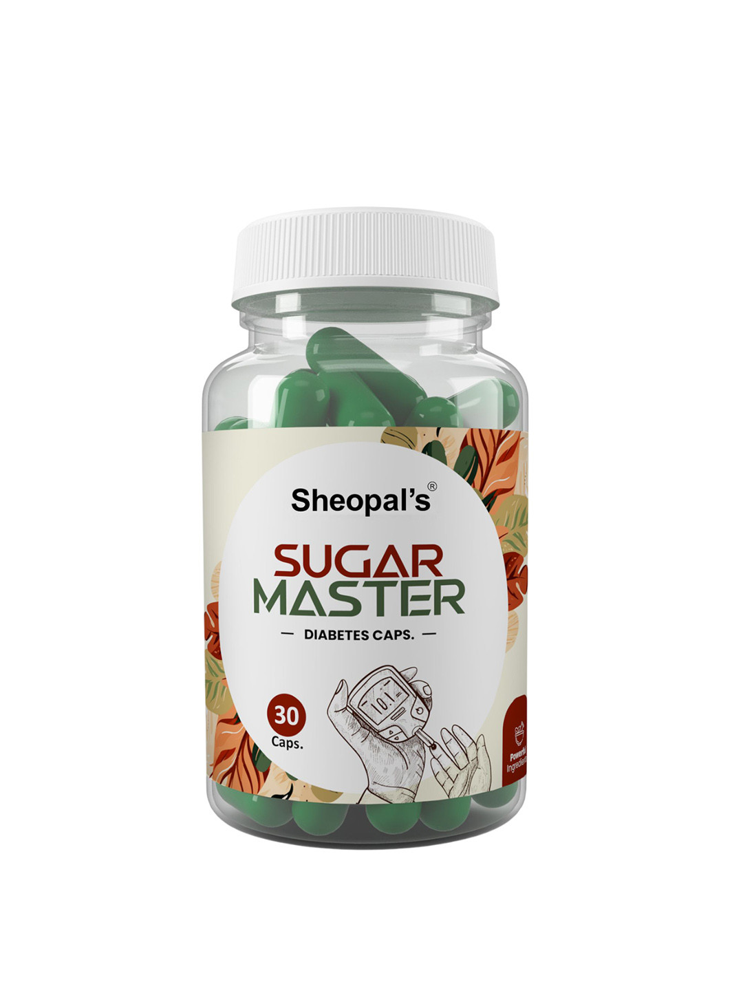 Sheopal's Sugar Master Blood Sugar Management Diabetes Caps - 30 Capsules