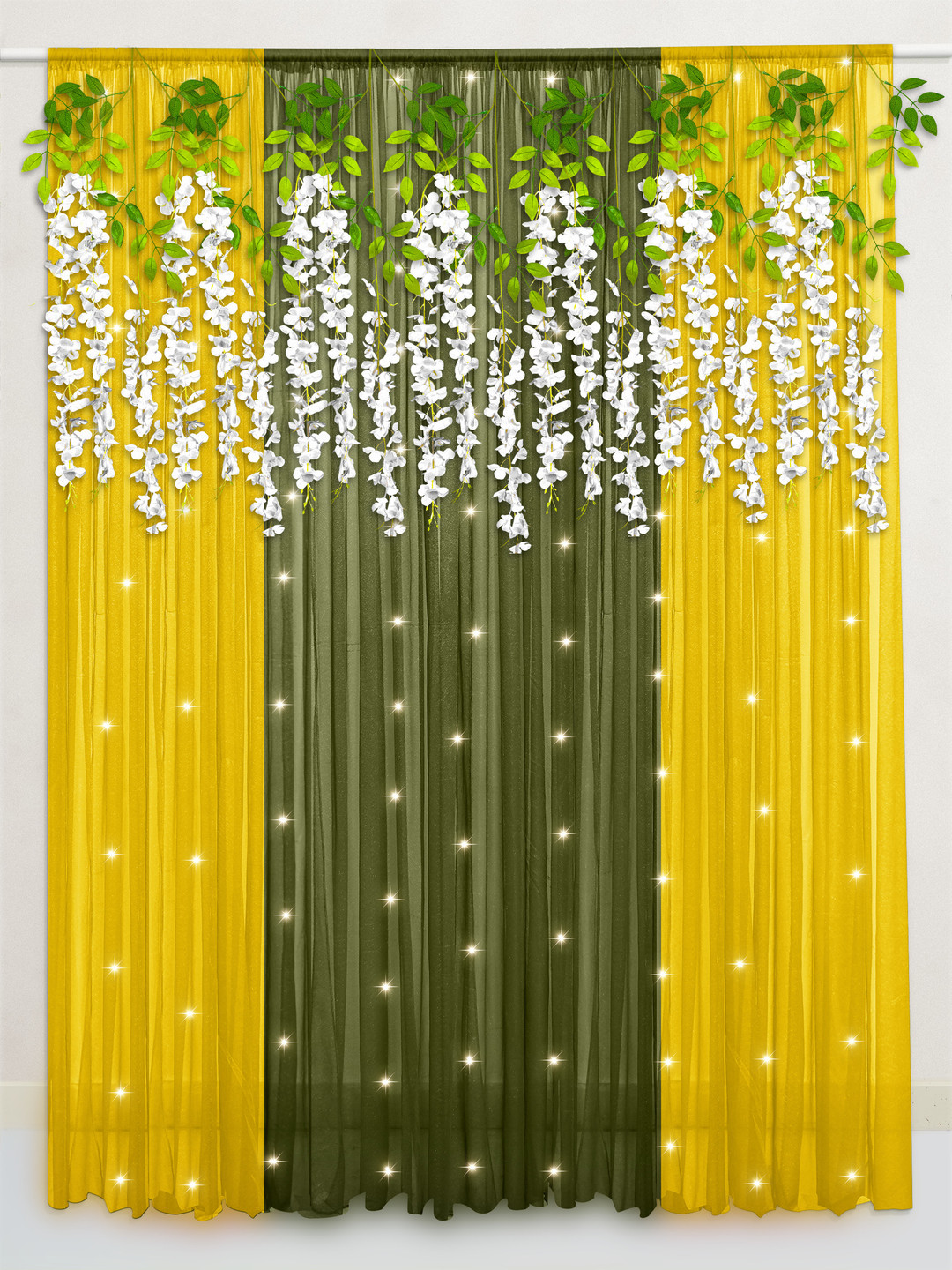 Special You  Green & Yellow Wisteria Festive Decor