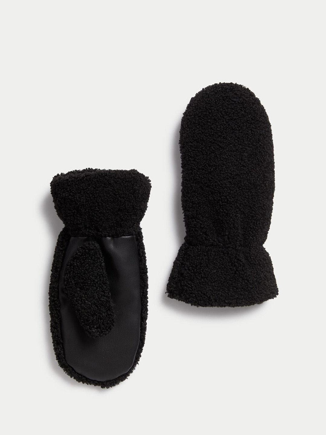 Marks & Spencer Women Borg Lined Mittens Winter Gloves