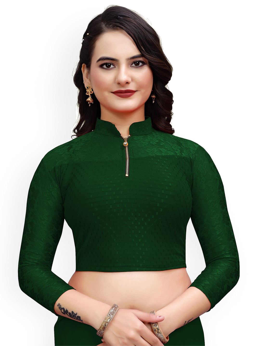 SS Sanket Synthetics Woven Design Net Saree Blouse