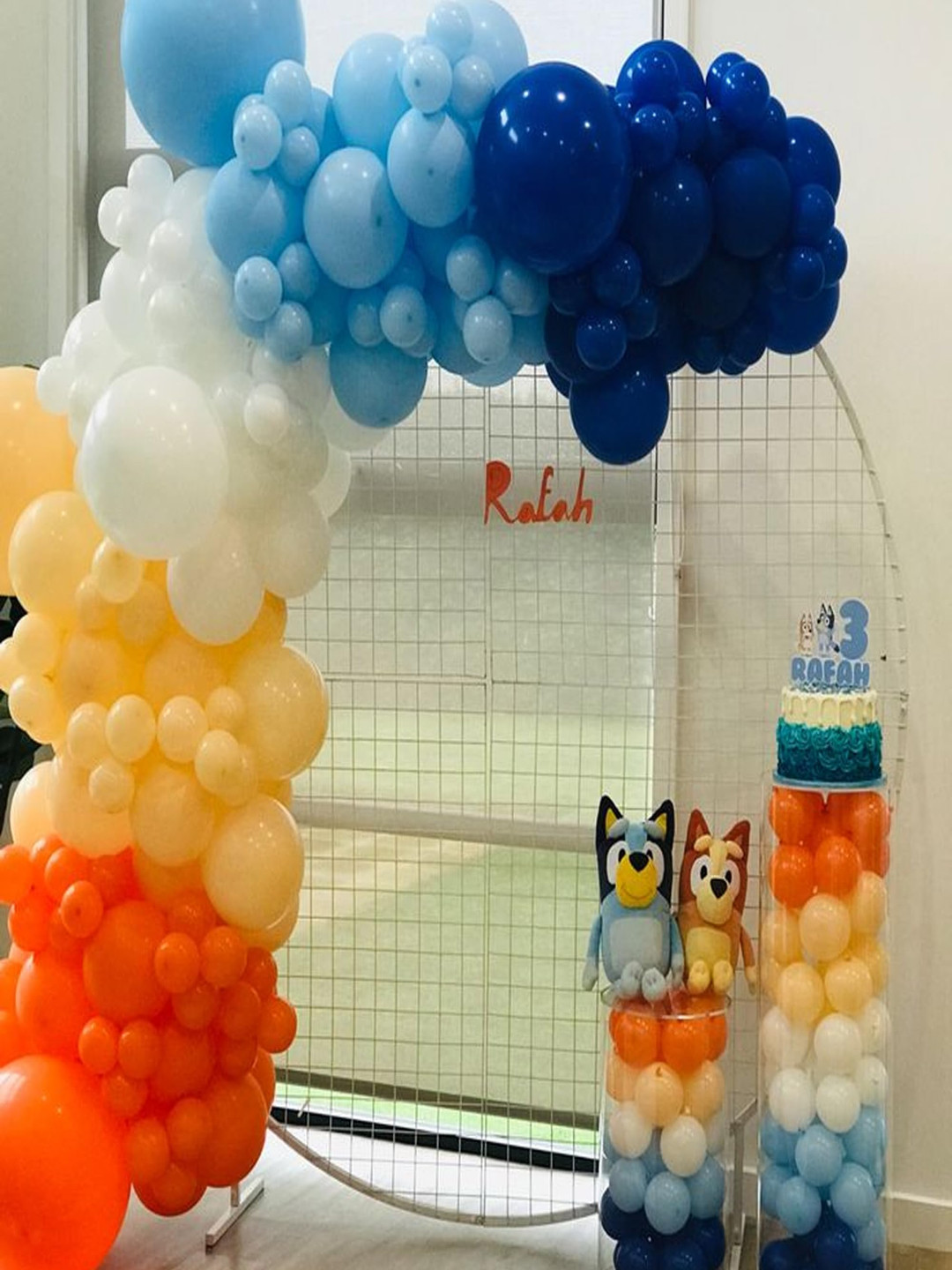 Special You Set Of 52 Blue & White Festive Decors