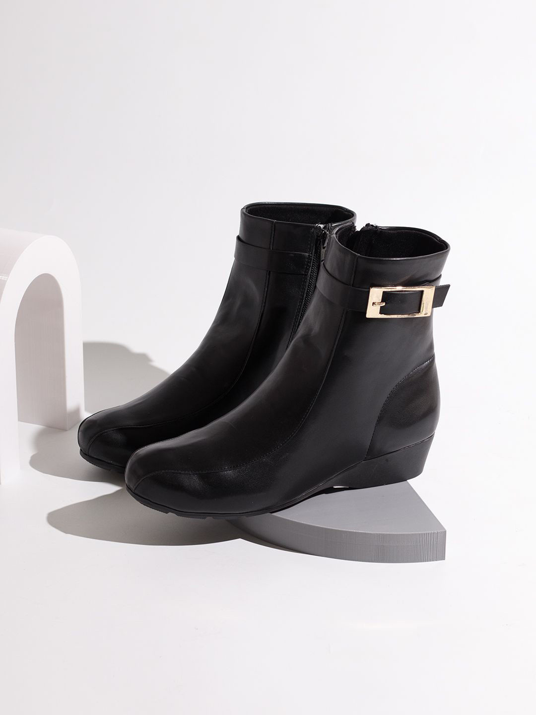 Inc 5 Women Wedge Heeled Ankle Boots