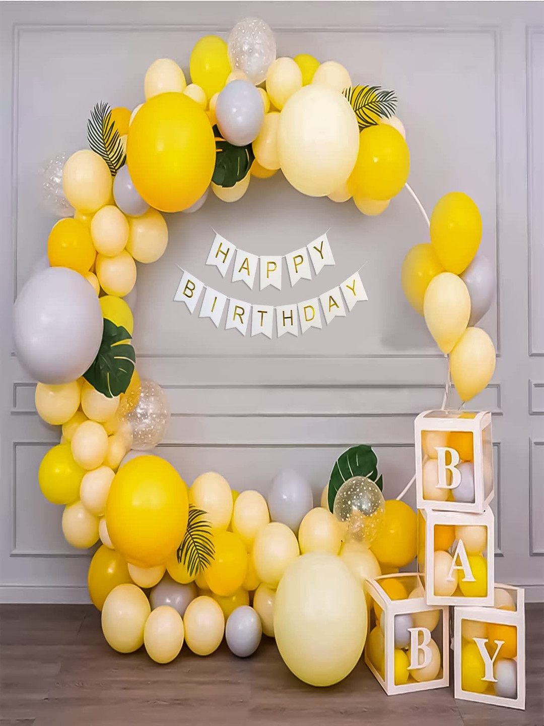Special You 58-Pcs Yellow Birthday Decor Set