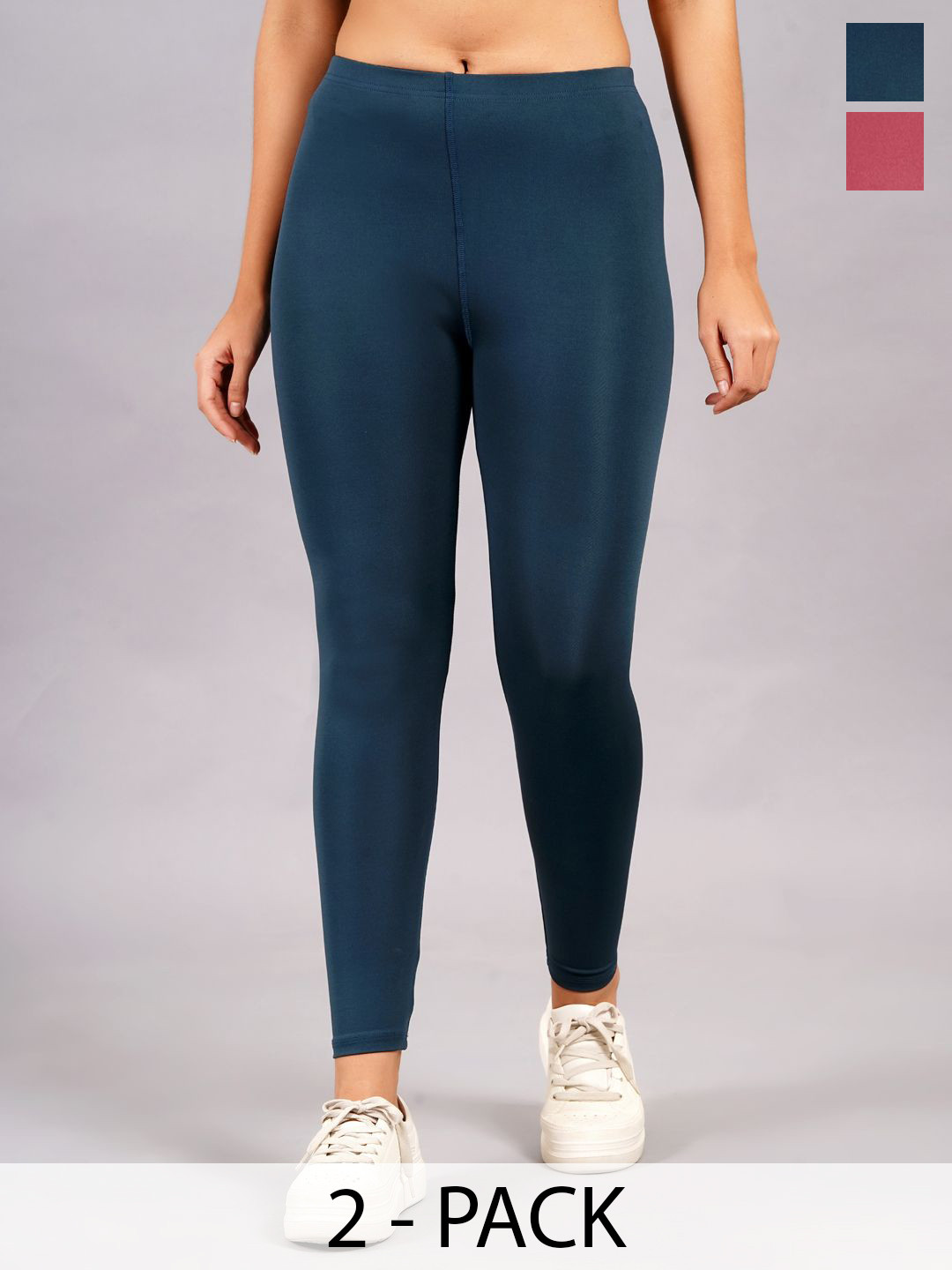 Kyk Women Pack of 2 High Waisted Leggings