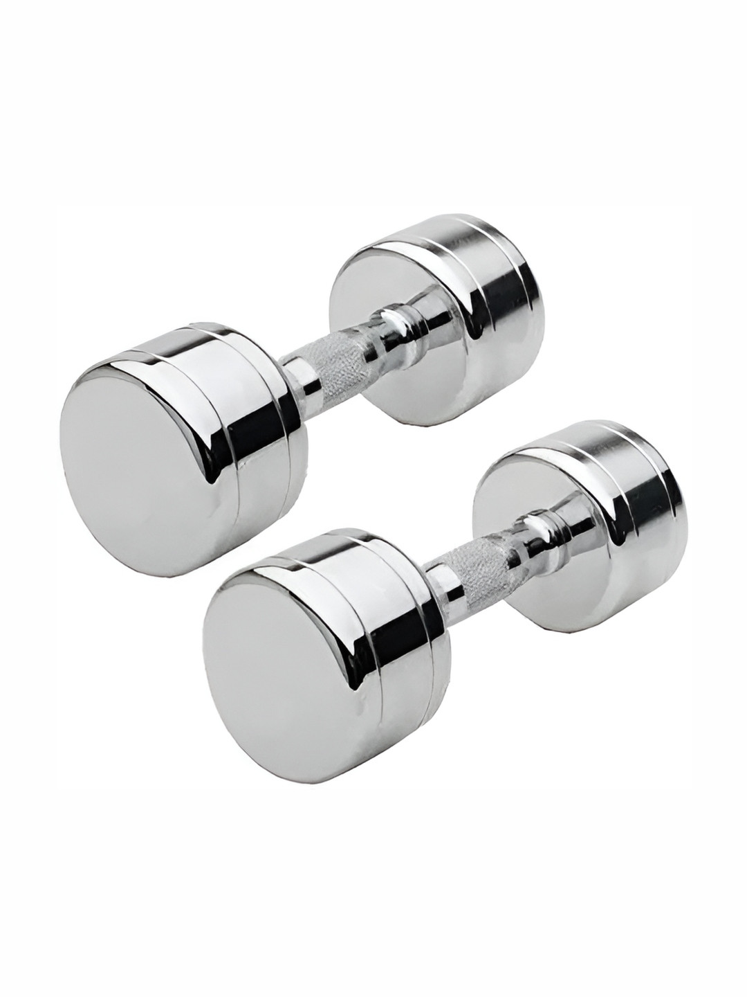 HackerX Set Of 2 Chrome Plated Steel Dumbbells 7.5 kg Each