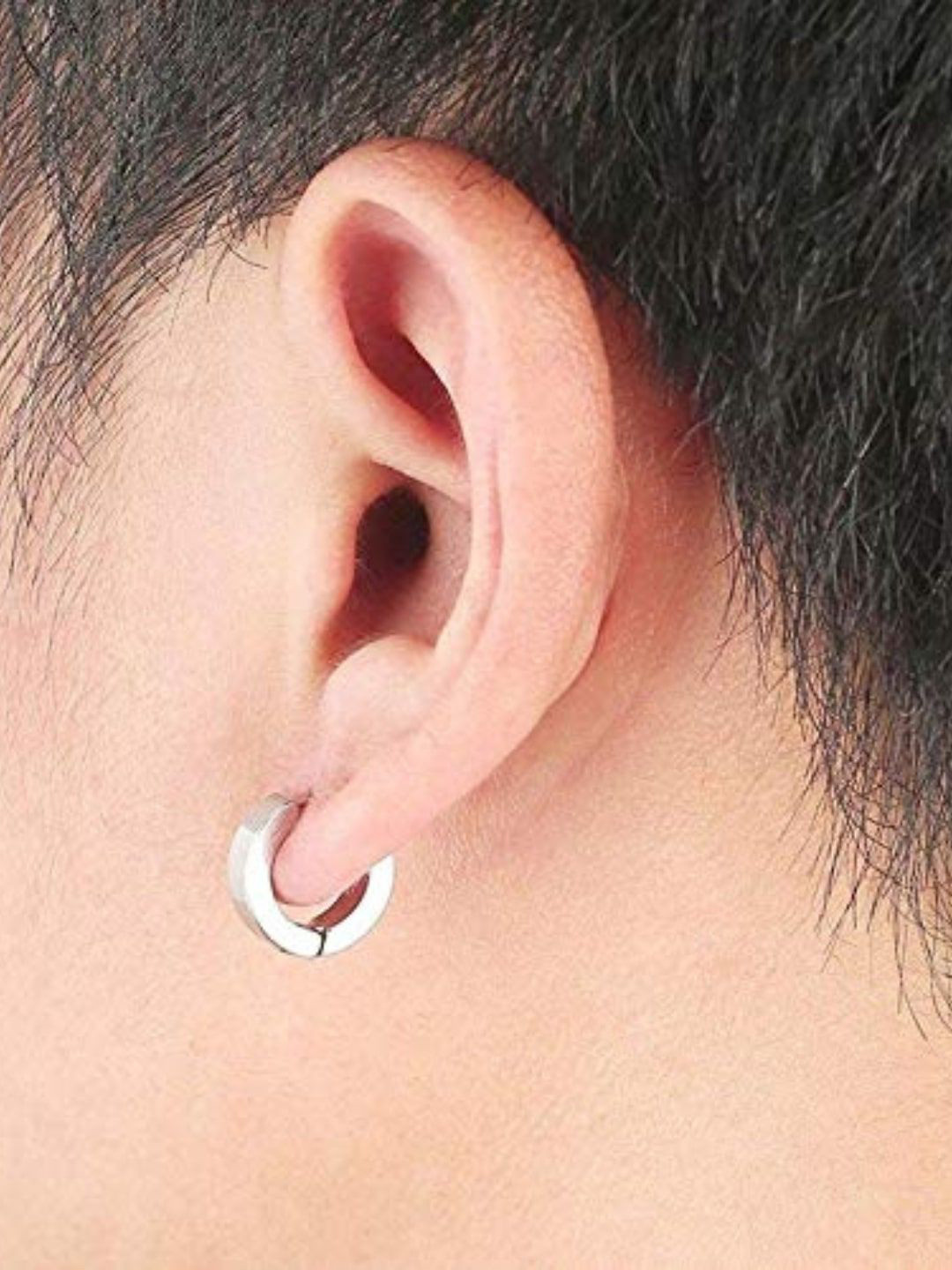 The Roadster Lifestyle Co Stainless Steel Hoop Earrings