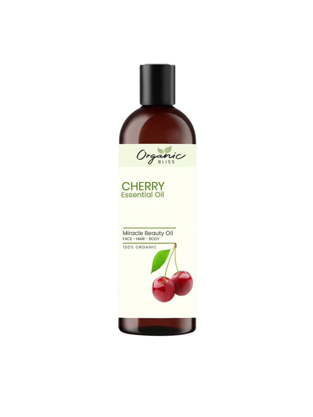 Organic Bliss Cherry Essential Beauty Massage Oil For Face Hair & Body - 50 ml