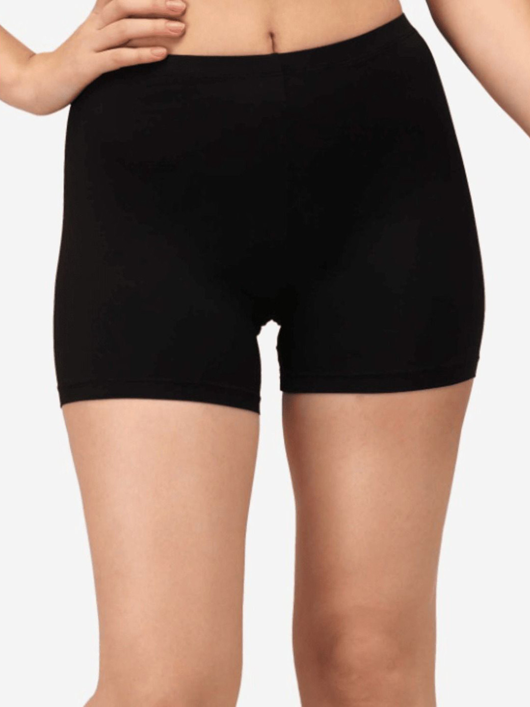HOT BEES Women Skinny Fit High-Rise Cycling Sports Shorts