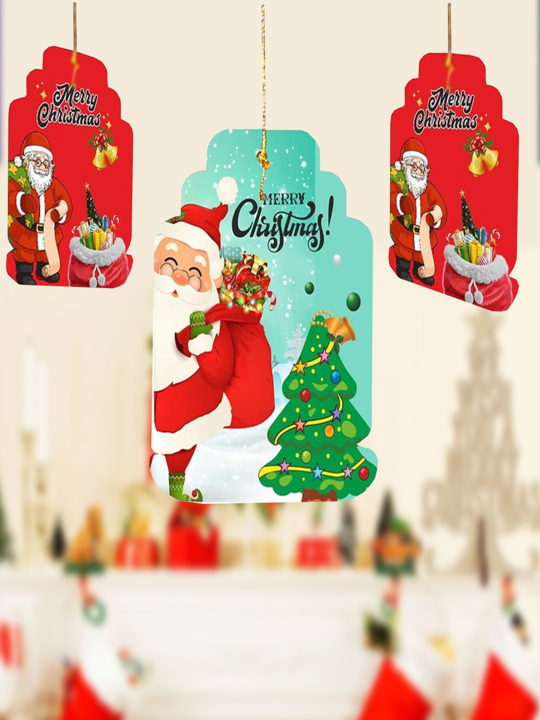 Special You Set Of 20 Printed Christmas Hanging Festive Decor