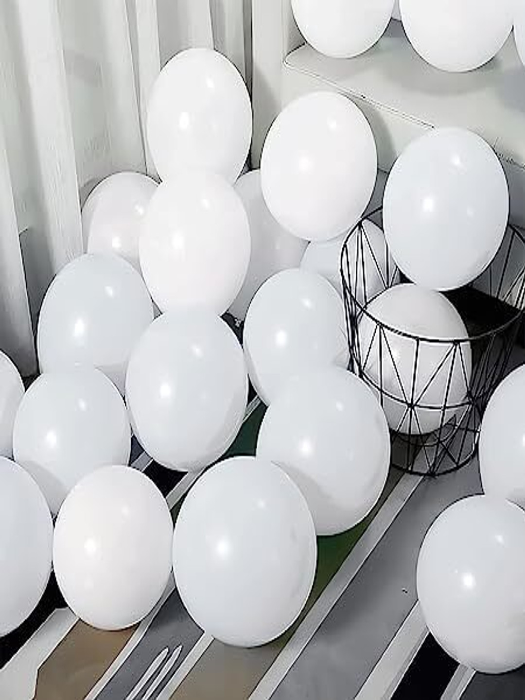 Special You 100 Pieces White Balloons Festive Decor