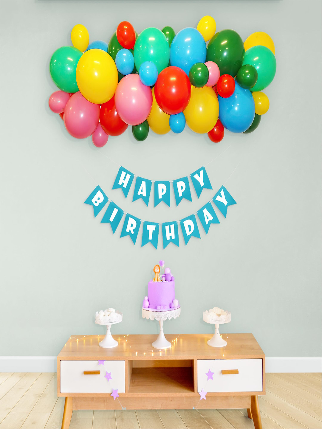 Special You 33Pcs Red & Blue Birthday Decor