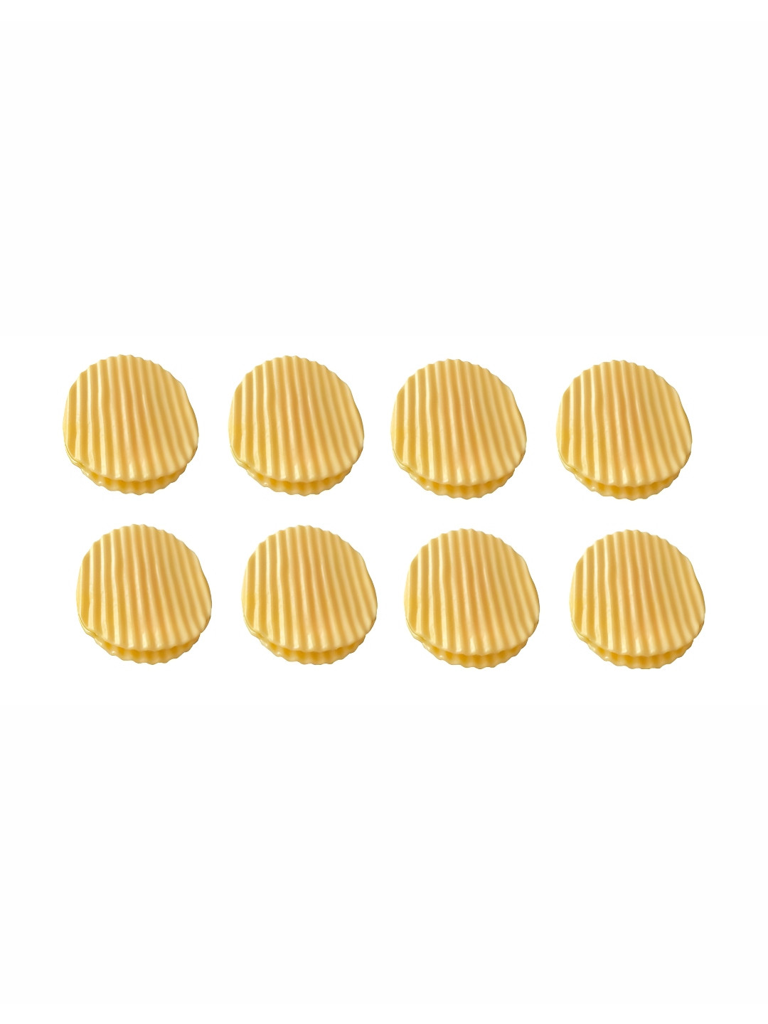Baskety 8 Pieces Yellow Oval Chip Sealing Food Clips