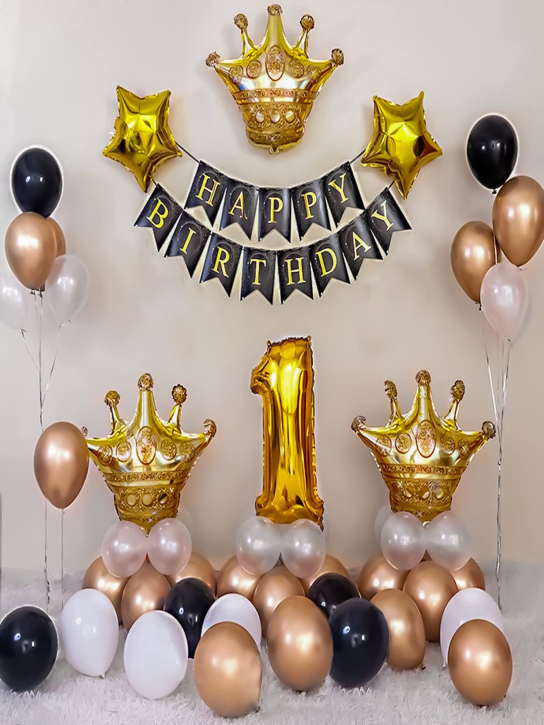 Special You 39Pcs Black & White Birthday Decor