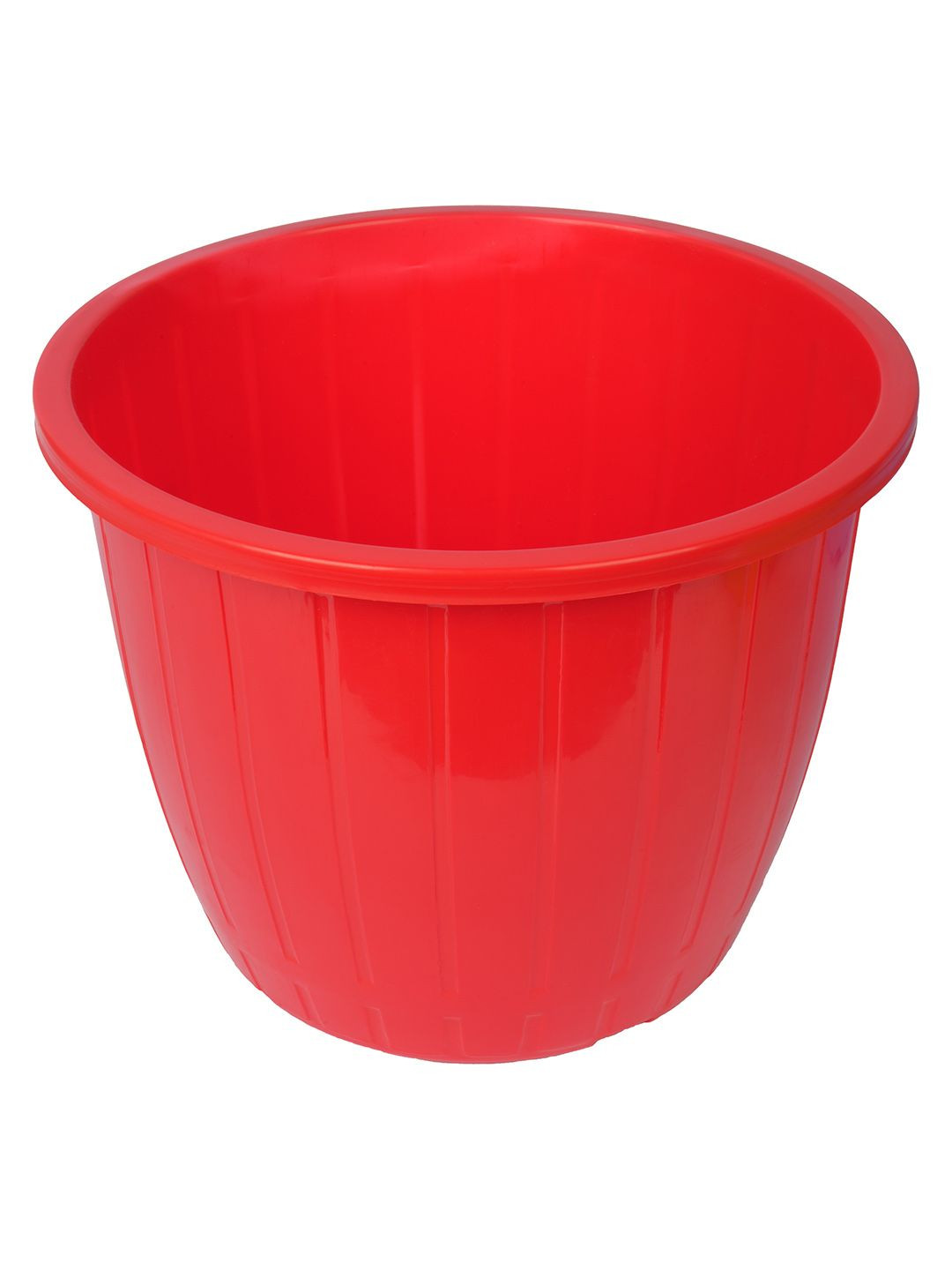 Kuber Industries Red Duro-Design Flower Planter