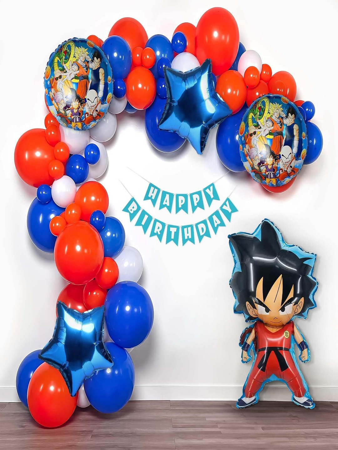 Special You Blue & Red Patterned Festive Decor