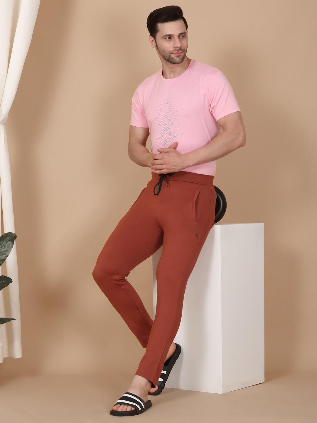 Sweet Dreams Straight-Leg Mid Rise Lounge Pants