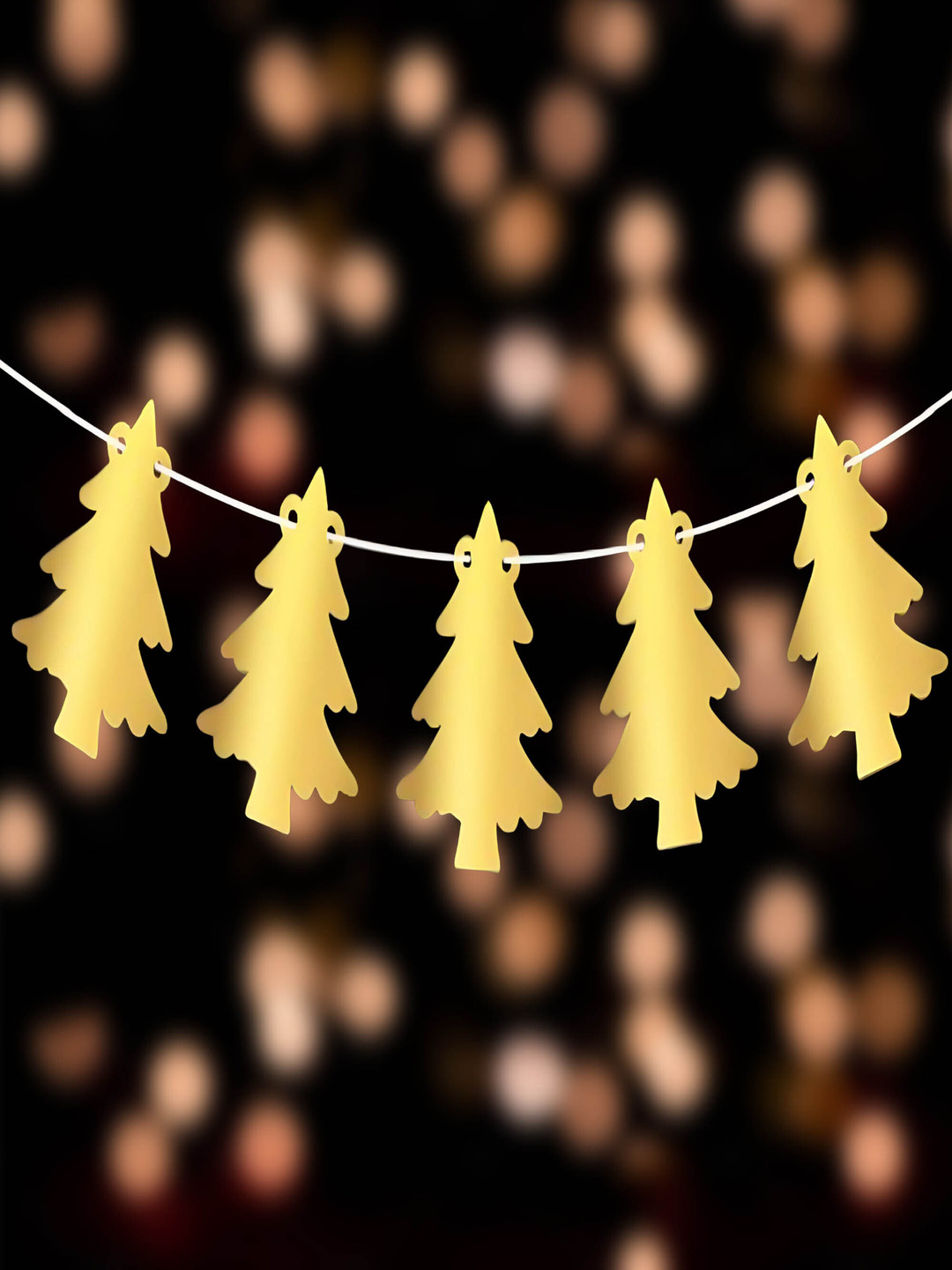 Special You Yellow 4 Pieces Christmas Tree Banner