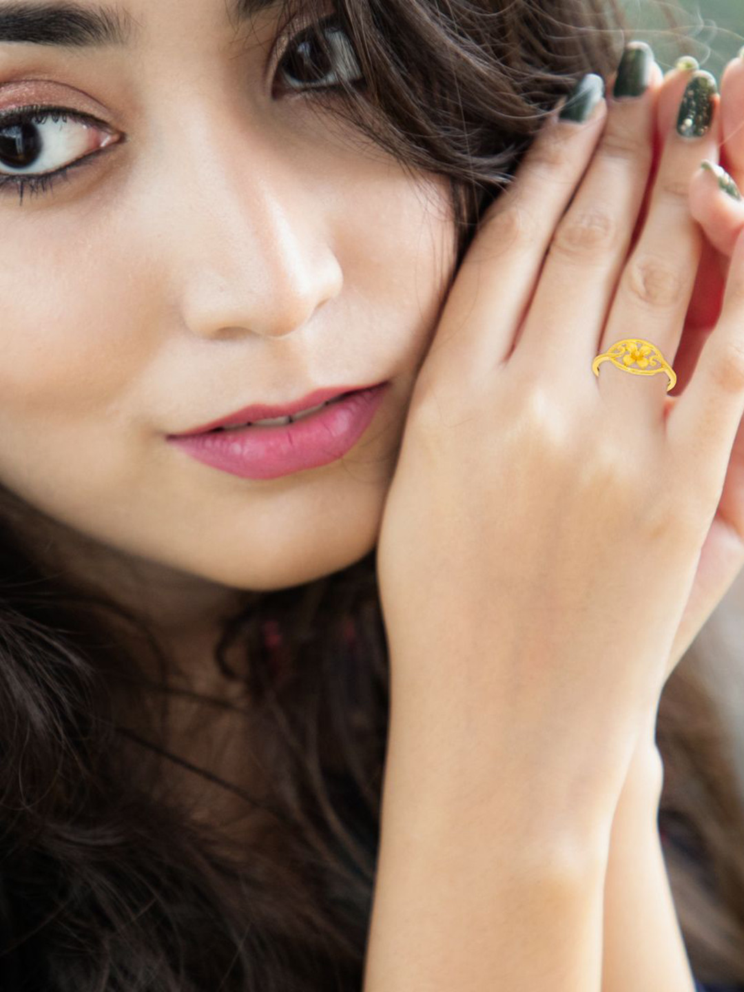 WHP JEWELLERS Women 22KT Gold Ring 1.79 Grams