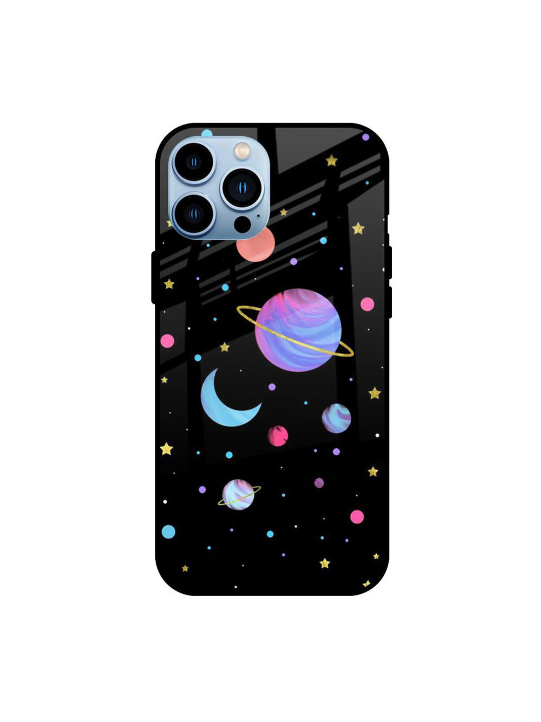 QRIOH Planet Play Printed iPhone 13 Pro Back Case