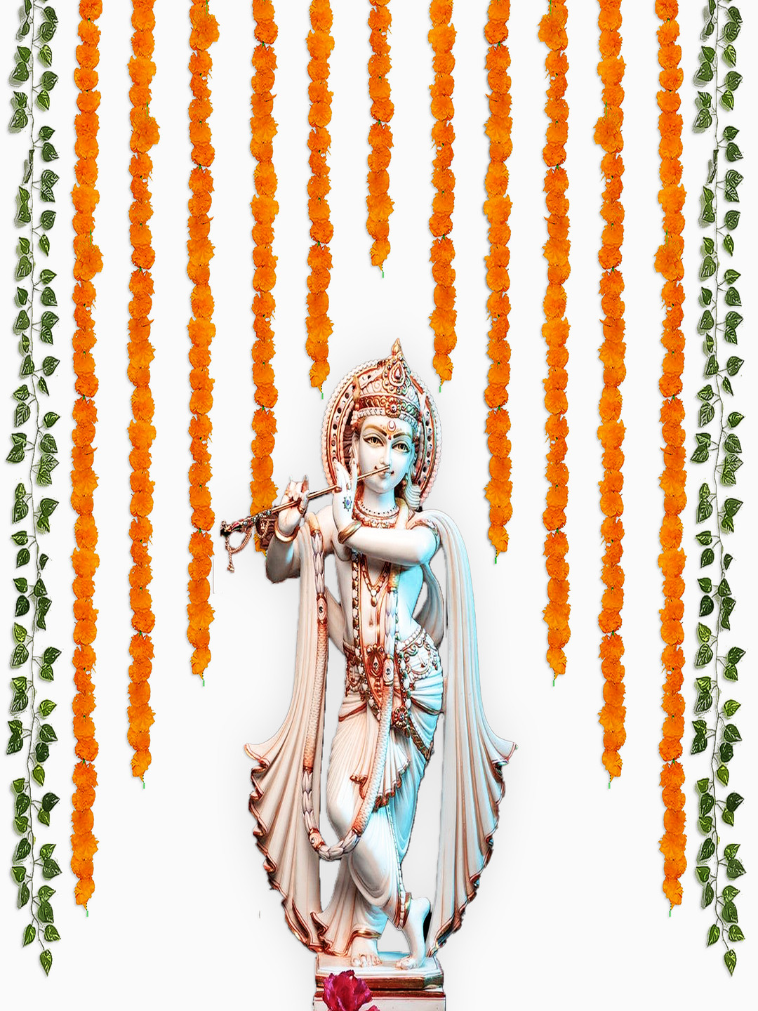 Special You Orange & Green 12 Pieces Hanging Garlands