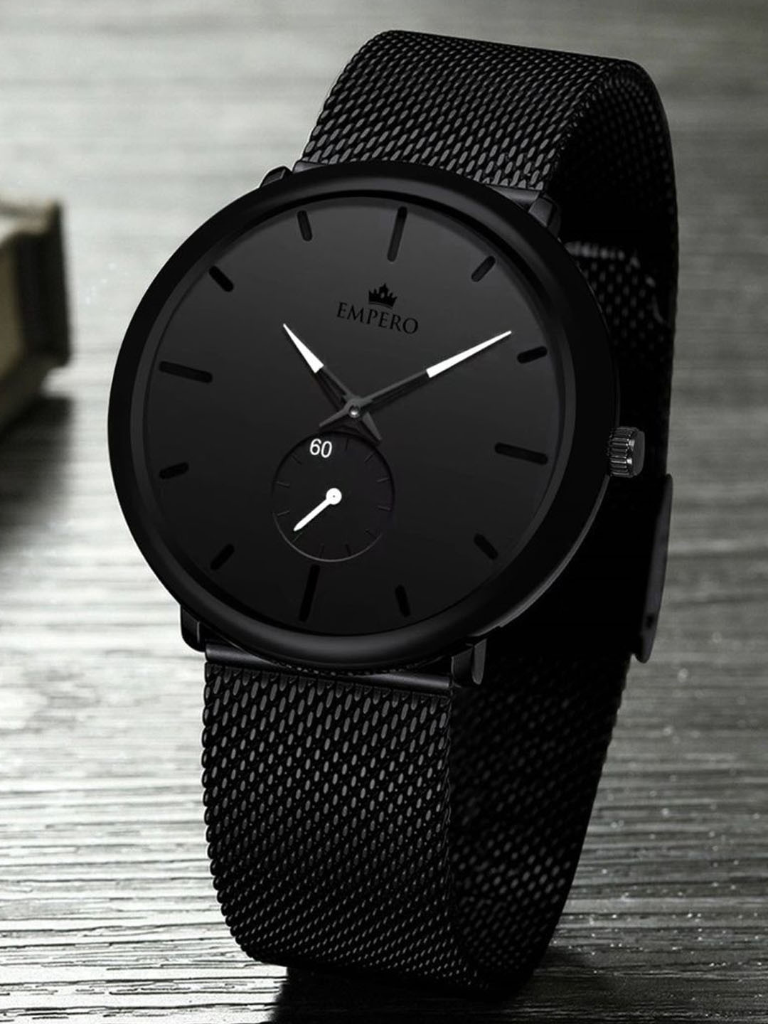 EMPERO Men Chronograph Watch EAB303 Full Black