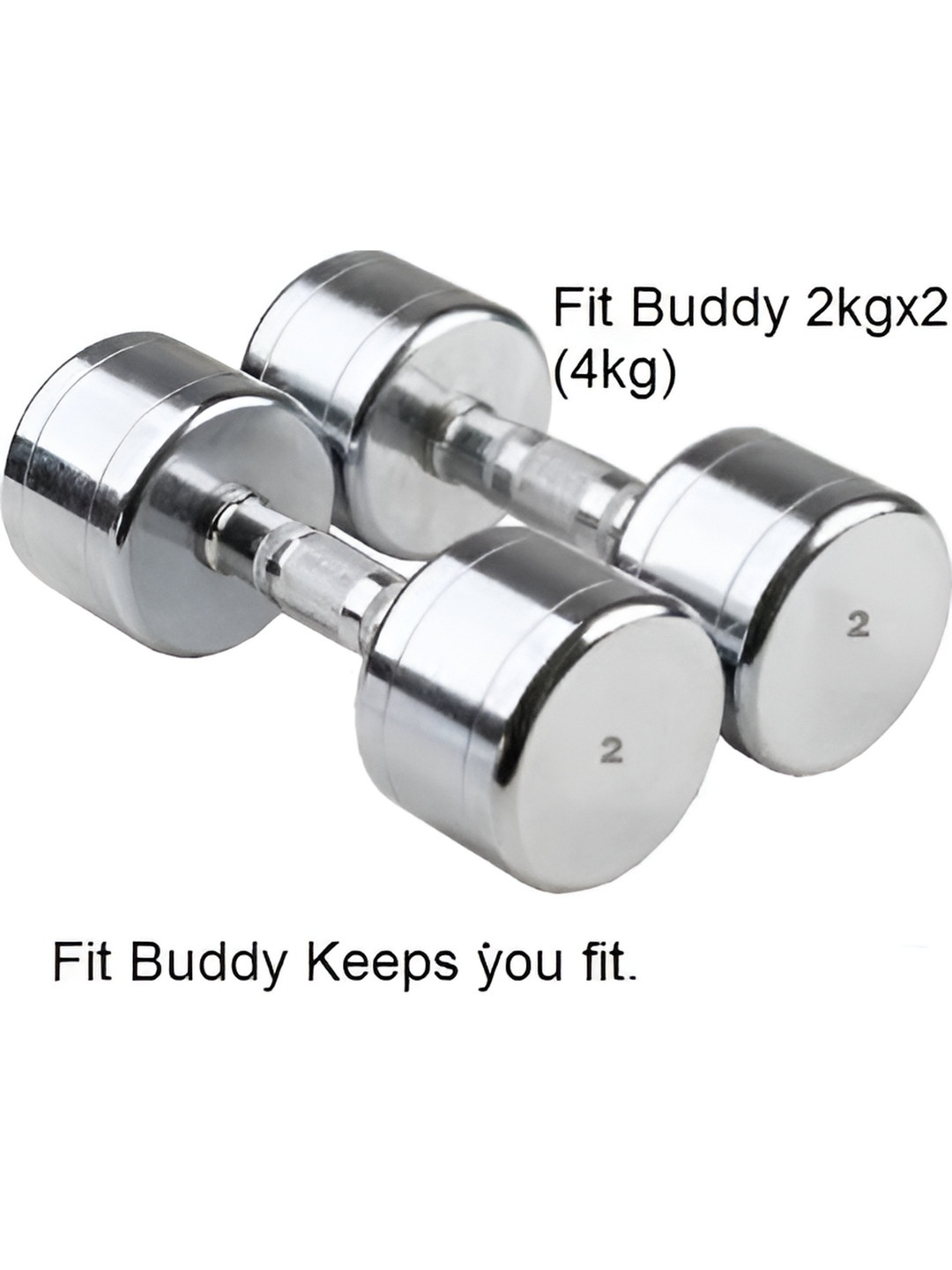 HackerX Set Of 2 Fixed Weight Dumbbell - 2kg Each