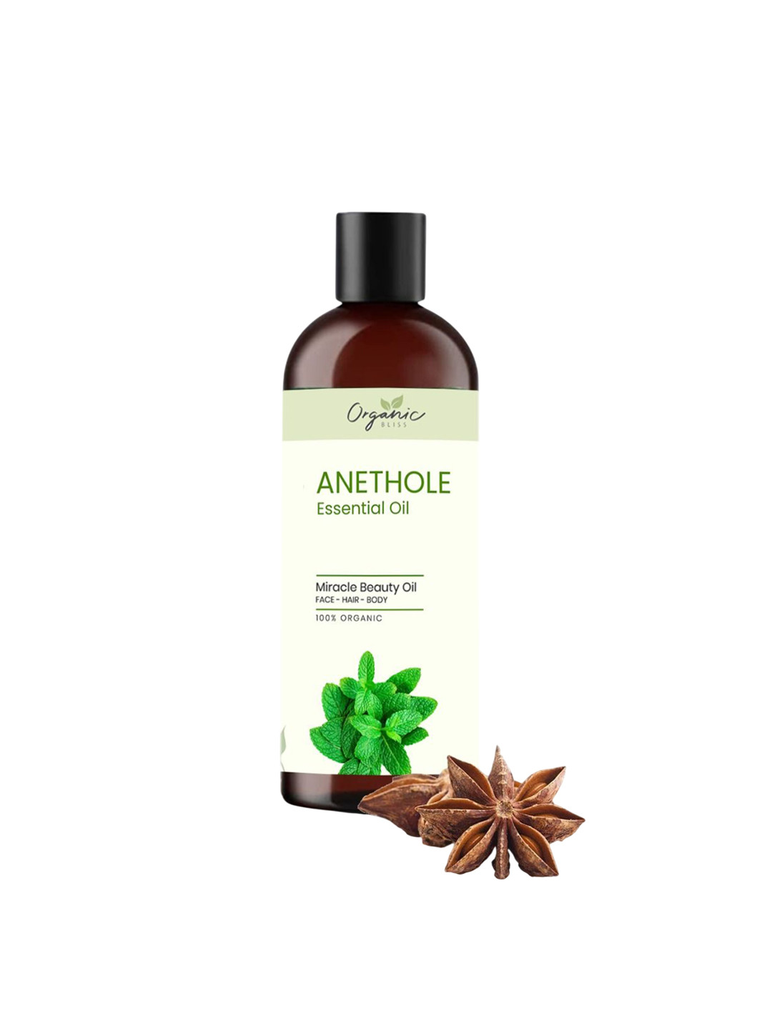 Organic Bliss Anethole Essential Beauty Massage Oil For Face Hair & Body - 50 ml