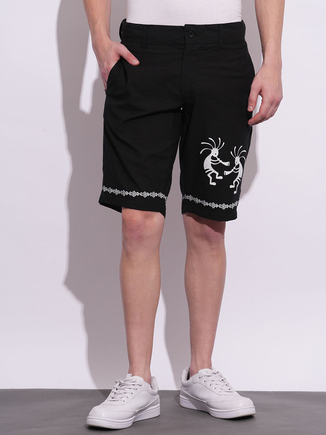 Being Human Men Printed Cotton Shorts