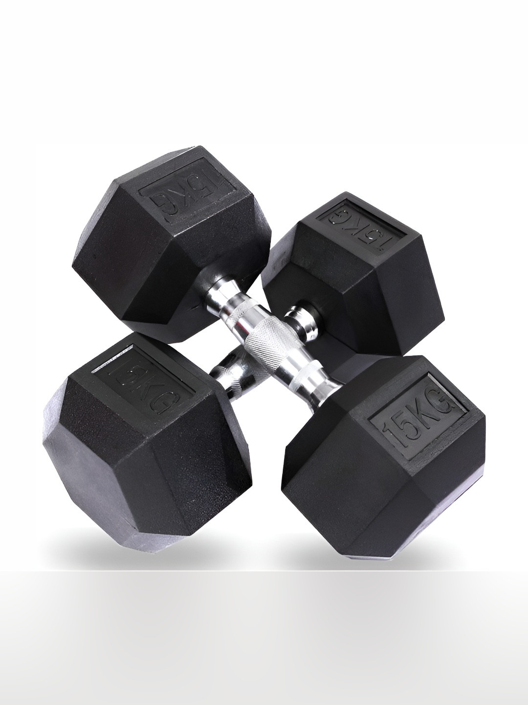 HackerX Set Of 2 Fixed Weight Dumbbell - 15Kg Each