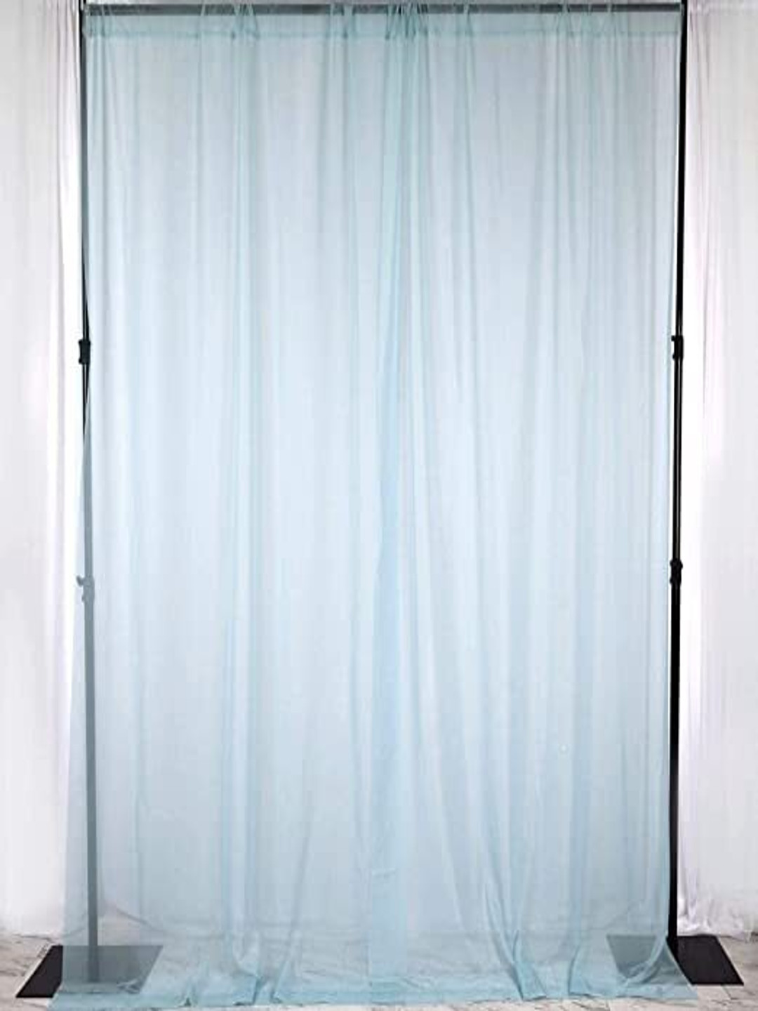 Special You Blue 2 pcs Diwali Decorative Net Curtains