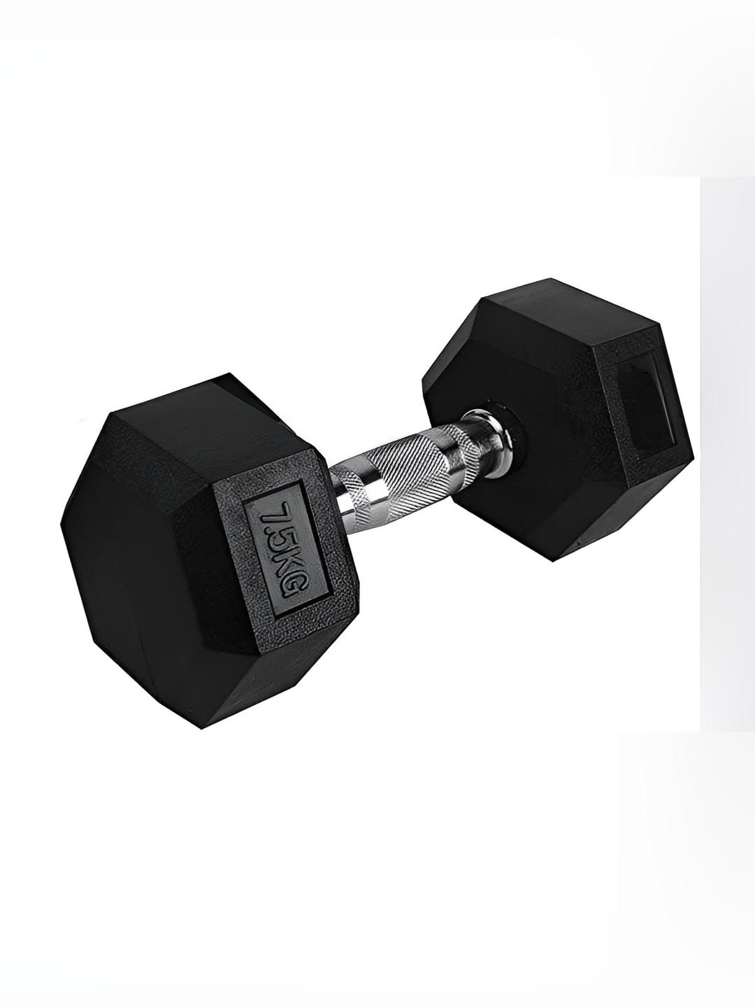 HackerX Hexagon Workout Fixed Weight Dumbbell - 7.5 kg