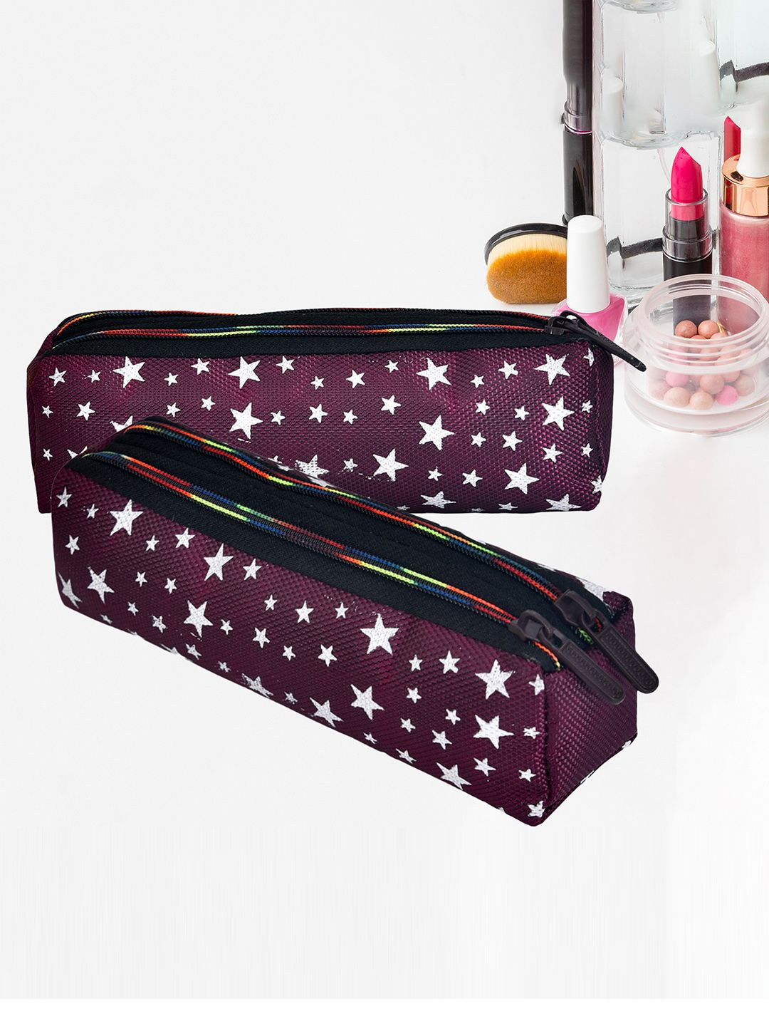 Kuber Industries 2-Pcs Printed Utility Pouch