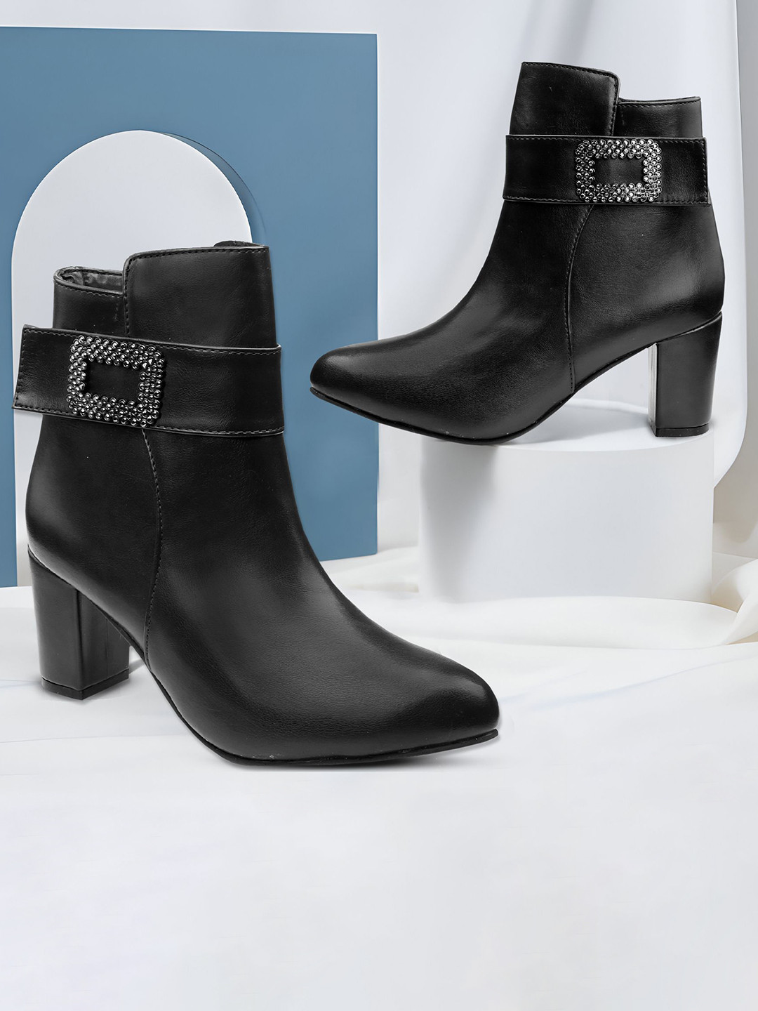 riffway Women High Heel Regular Ankle Boots