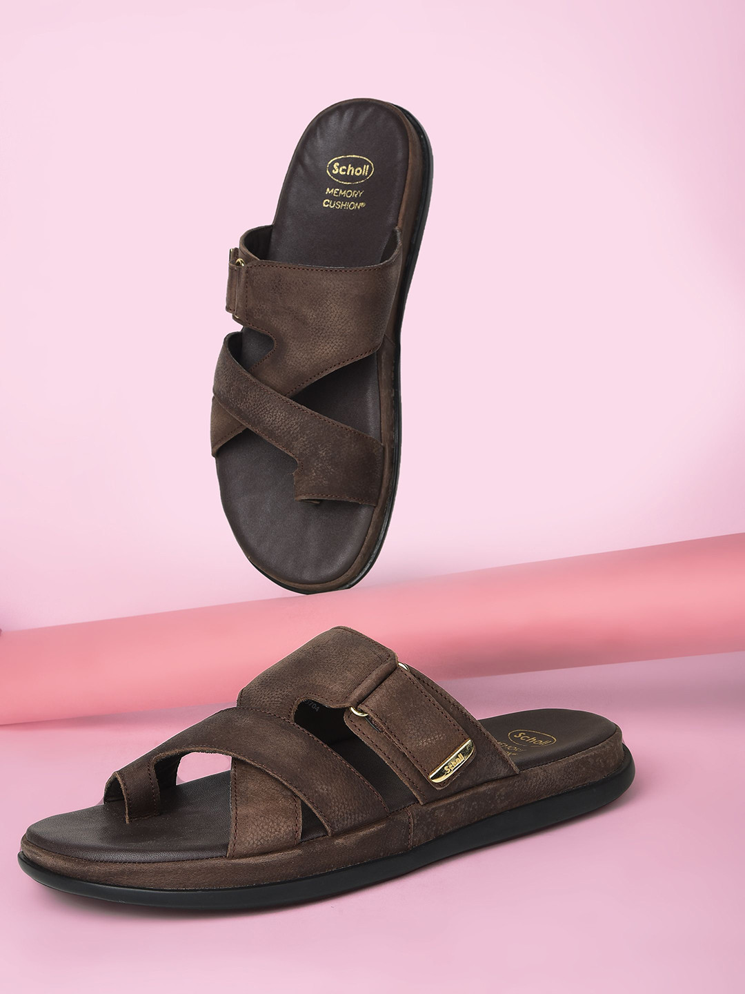 Scholl Men One Toe Comfort Sandals