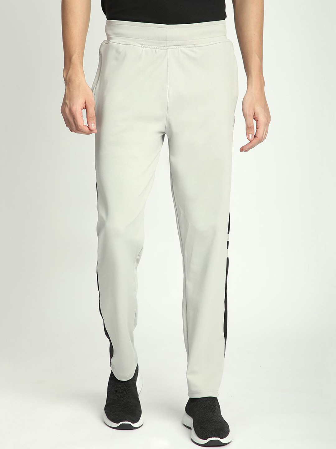 Mark Leute Men Colourblocked Rapid-Dry Gym Slim Fit Track Pants