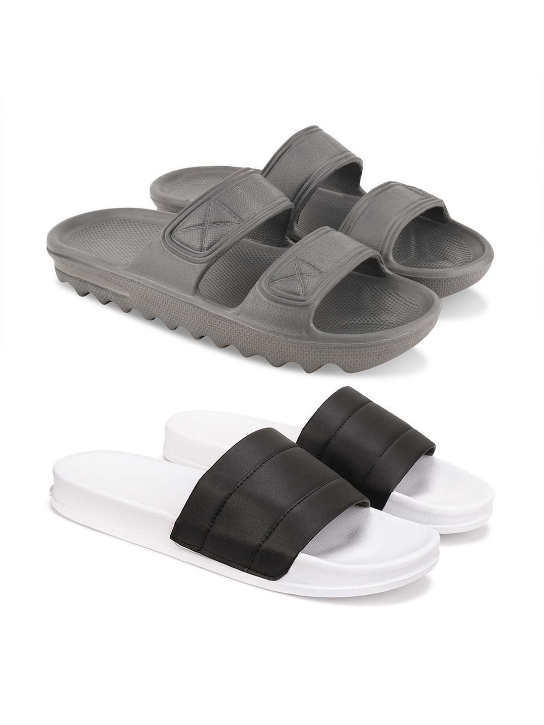 World Wear Footwear Men Sliders