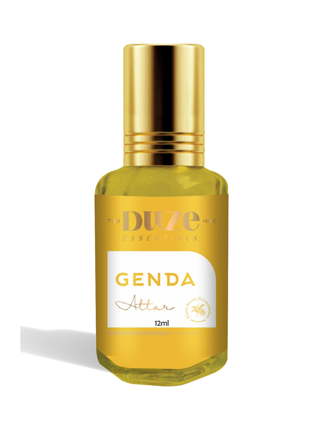 Duze Essential Genda Marigold Essence Alcohol Free & Long Lasting Attar - 12 ml