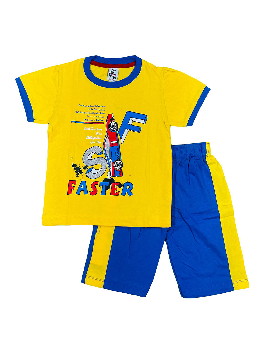 Peerless Wear Boys Printed T-shirt with Shorts